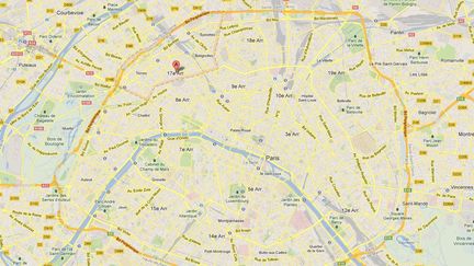 Un homme a &eacute;t&eacute; arr&ecirc;t&eacute; &agrave; Paris en d&eacute;but de soir&eacute;e, &agrave; son domicile du 17e arrondissement de Paris. Son nom a &eacute;t&eacute; cit&eacute; par le tireur d'Istres, tueur pr&eacute;sum&eacute; de trois personnes. (GOOGLE MAPS / FRANCETV INFO)