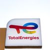 Le logo TotalEnergies dans le Nord, le 16 septembre 2026. (SAMEER AL-DOUMY / AFP)