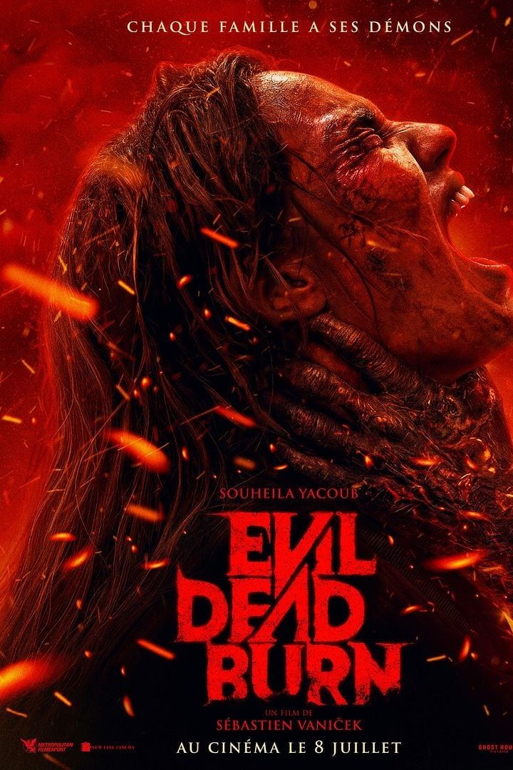 Affiche de "Evil Dead Burn", en salles le 8 juillet 2026. (METROPOLITAN FILMS)