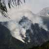 L'incendie au Planay, dans le parc national de la Vanoise, en Savoie, le 8 juillet 2026. (FLAVIE KAZMIERCZAK / MAXPPP)