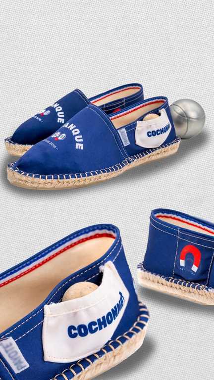 Le succès des espadrilles spéciales pétanque (STÉPHANIE BERLU / RADIO FRANCE)