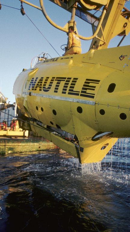 Le Nautile, le sous-marin qui explore les abysses (FRANCEINFO / OLIVIER EMOND)